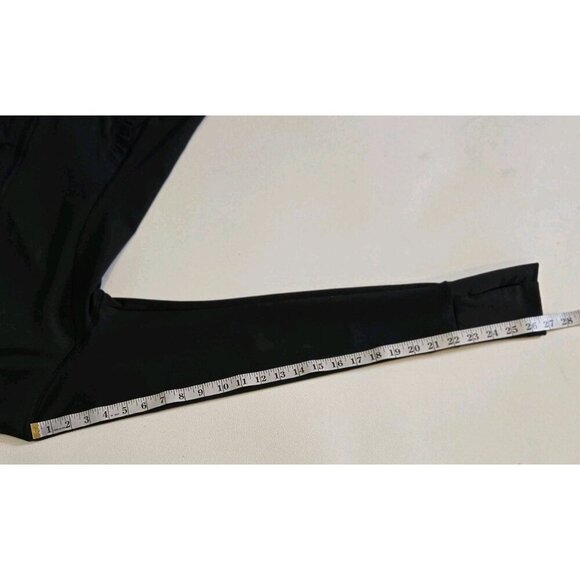 Reebok Black Full Zip Athletic Jacket Womens Medium Stretch Lightweight Ruffle - Picture 5 of 10